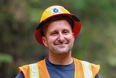 Frank Chandler, operations manager of C&C Logging