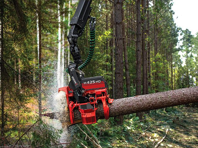 H425HD harvester head - profile view